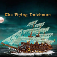 Thumbnail for Building Blocks MOC Pirates Of Caribbean The Flying Dutchman Ship Bricks Toys - 2