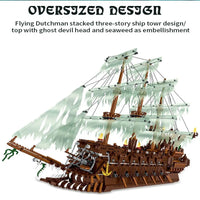 Thumbnail for Building Blocks MOC Pirates Of Caribbean The Flying Dutchman Ship Bricks Toys Construction Set Toys - 1
