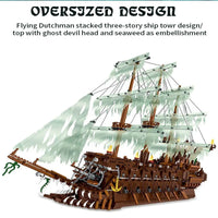Thumbnail for Building Blocks MOC Pirates Of Caribbean The Flying Dutchman Ship Bricks Toys - 1
