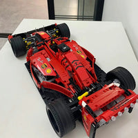 Thumbnail for Building Blocks MOC Tech Red F1 Alternate Racing Car Bricks Toy 023005 - 12