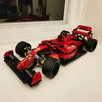Thumbnail for Building Blocks MOC Tech Red F1 Alternate Racing Car Bricks Toy 023005 - 8