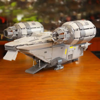 Thumbnail for Building Blocks Star Wars MOC The UCS Razor Crest Bricks Toy 032002 Construction Set Toys - 12