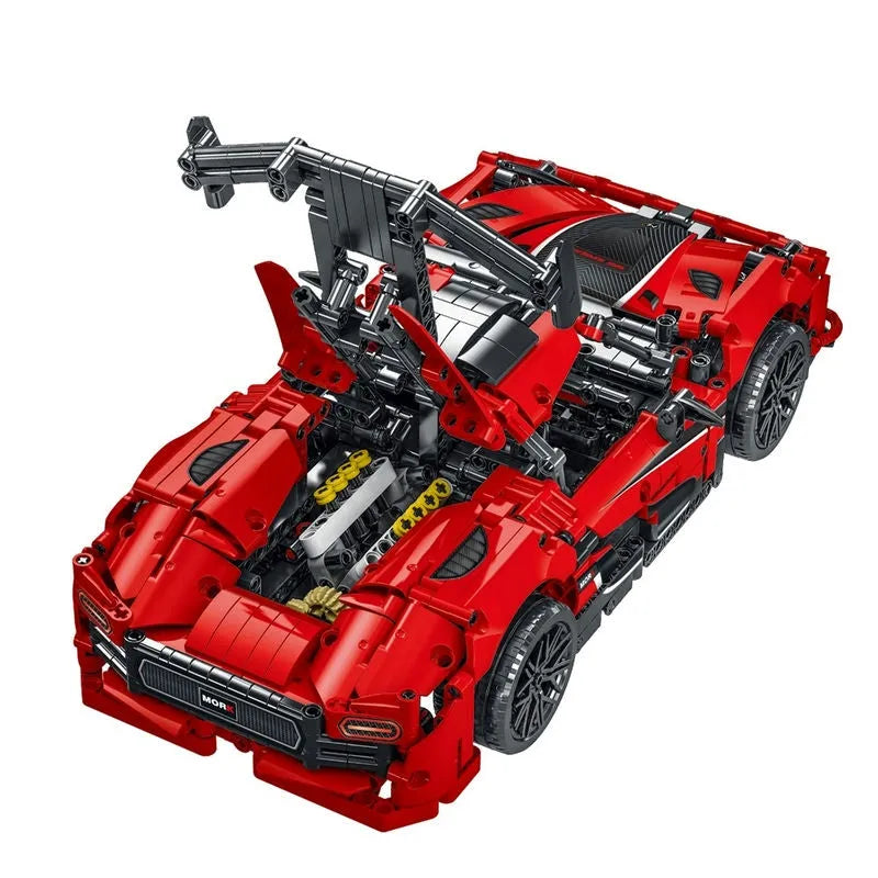 Building Blocks Tech Expert MOC Koenigsegg One Racing Car Bricks Toys - 3