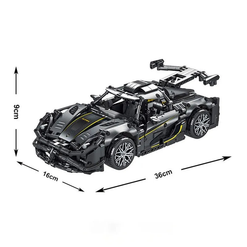 Building Blocks Tech MOC Koenigsegg One Racing Car Bricks Toys - 7
