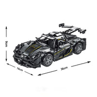 Thumbnail for Building Blocks Tech MOC Koenigsegg One Racing Car Bricks Toys - 7
