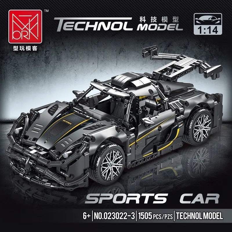 Building Blocks Tech MOC Koenigsegg One Racing Car Bricks Toys - 2