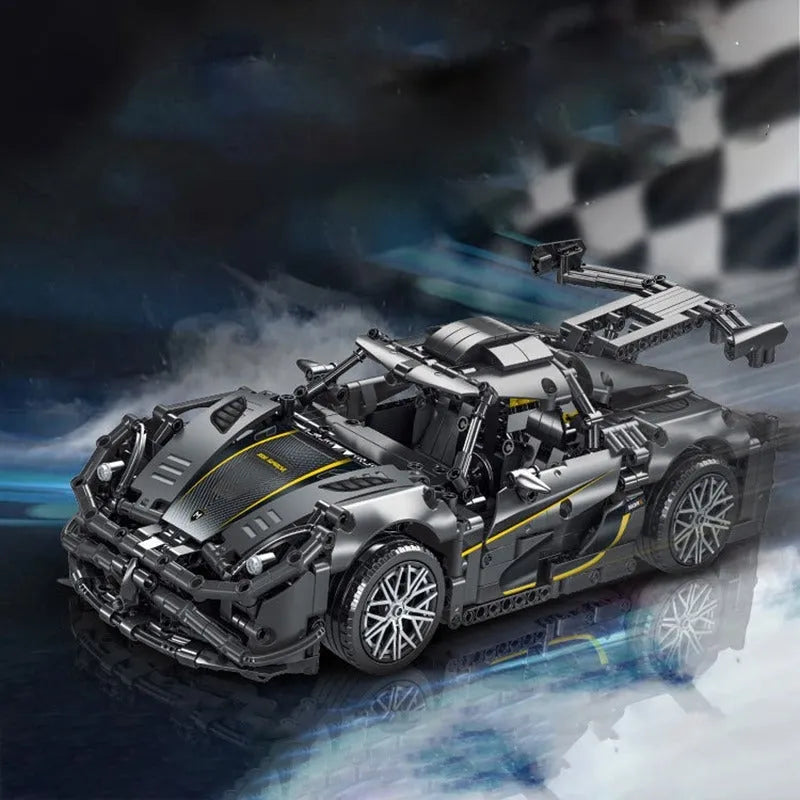 Building Blocks Tech MOC Koenigsegg One Racing Car Bricks Toys - 5