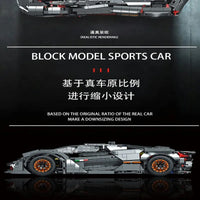 Thumbnail for Building Blocks Tech MOC Lambo Terzo Millennio Sports Car Bricks Toys - 11