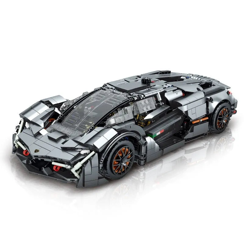 Building Blocks Tech MOC Lambo Terzo Millennio Sports Car Bricks Toys - 4