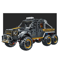 Thumbnail for Building Blocks Tech MOC Off-Road SUV Mountain Truck Bricks Toy 022016-1 Construction Set Toys - 1