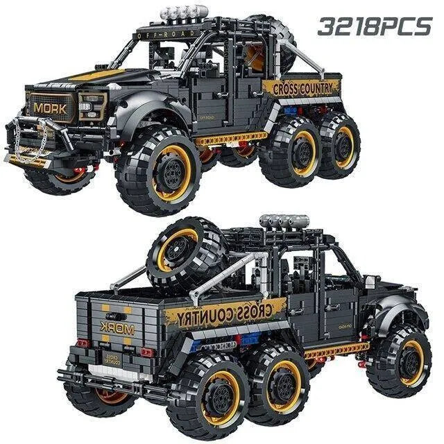 Building Blocks Tech MOC Off-Road SUV Mountain Truck Bricks Toy 022016-1 Construction Set Toys - 3