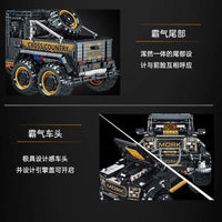 Thumbnail for Building Blocks Tech MOC Off-Road SUV Mountain Truck Bricks Toy 022016-1 Construction Set Toys - 7