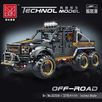 Thumbnail for Building Blocks Tech MOC Off-Road SUV Mountain Truck Bricks Toy 022016-1 Construction Set Toys - 2