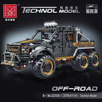 Thumbnail for Building Blocks Tech MOC Off-Road SUV Mountain Truck Bricks Toy 022016-1 - 2