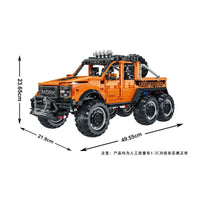 Thumbnail for Building Blocks Tech MOC SUV Off-Road Car Mountain Truck Bricks Toys - 2
