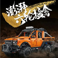 Thumbnail for Building Blocks Tech MOC SUV Off-Road Car Mountain Truck Bricks Toys - 3