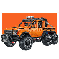 Thumbnail for Building Blocks Tech MOC SUV Off-Road Car Mountain Truck Bricks Toys - 1
