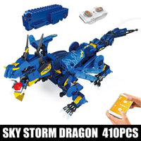 Thumbnail for Building Blocks APP RC Creative Sky Storm Dragon STEM Robot Bricks Toy 13147 - 1