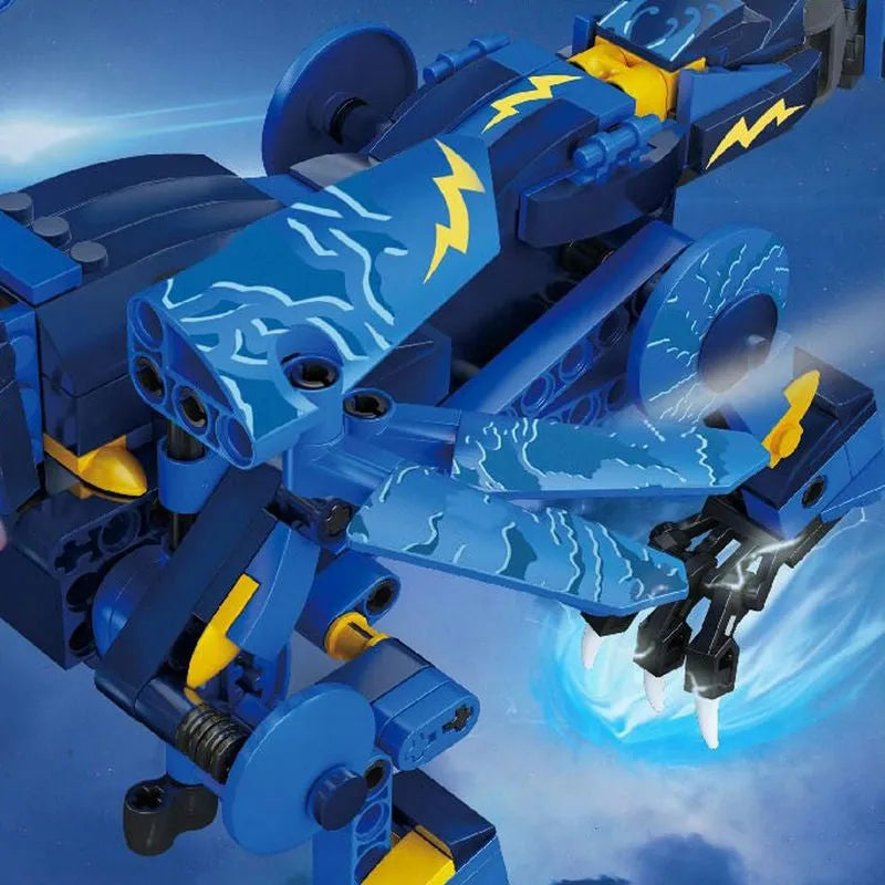 Building Blocks APP RC Creative Sky Storm Dragon STEM Robot Bricks Toy 13147 Construction Set Toys - 6