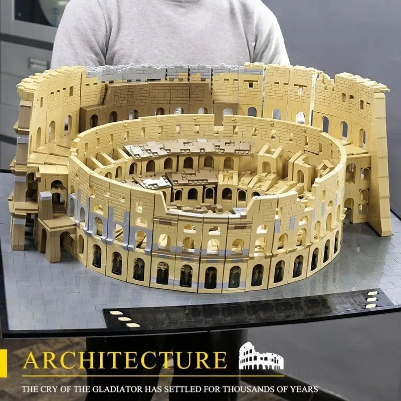Building Blocks Architecture Creator Expert MOC Rome Colosseum Bricks Toys - 2