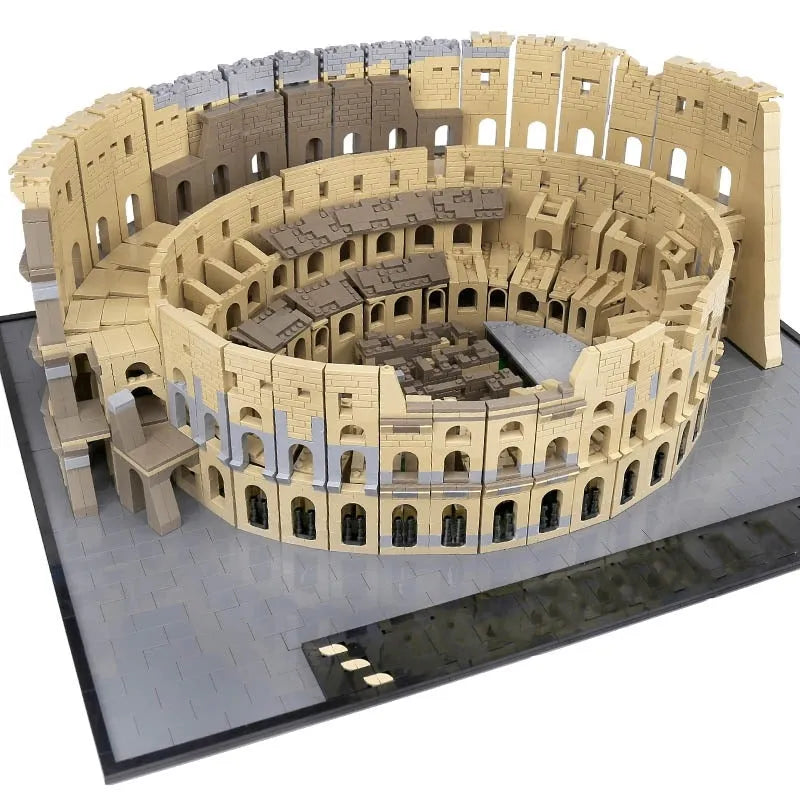 Building Blocks Architecture Creator Expert MOC Rome Colosseum Bricks Toys - 8