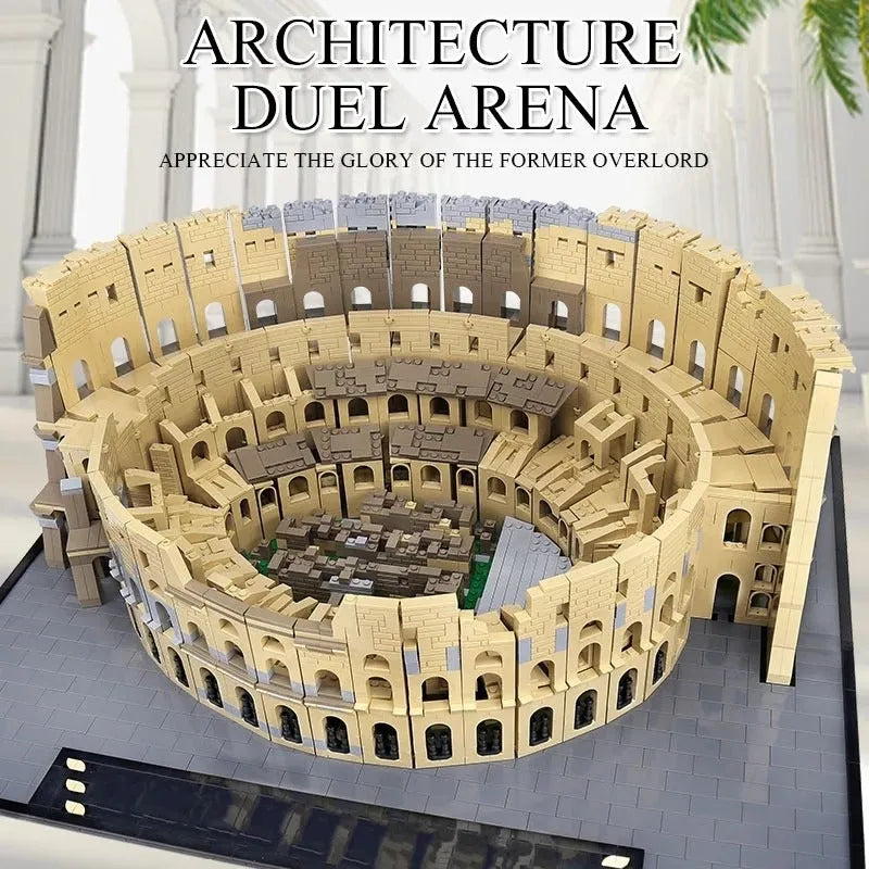 Building Blocks Architecture Creator Expert MOC Rome Colosseum Bricks Toys - 5
