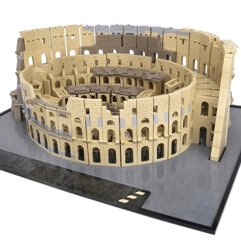 Building Blocks Architecture Creator Expert MOC Rome Colosseum Bricks Toys Construction Set Toys - 9