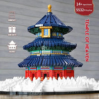 Thumbnail for Building Blocks Architecture Creator Expert MOC Temple Of Heaven Bricks Toys - 8