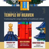 Thumbnail for Building Blocks Architecture Creator Expert MOC Temple Of Heaven Bricks Toys - 10