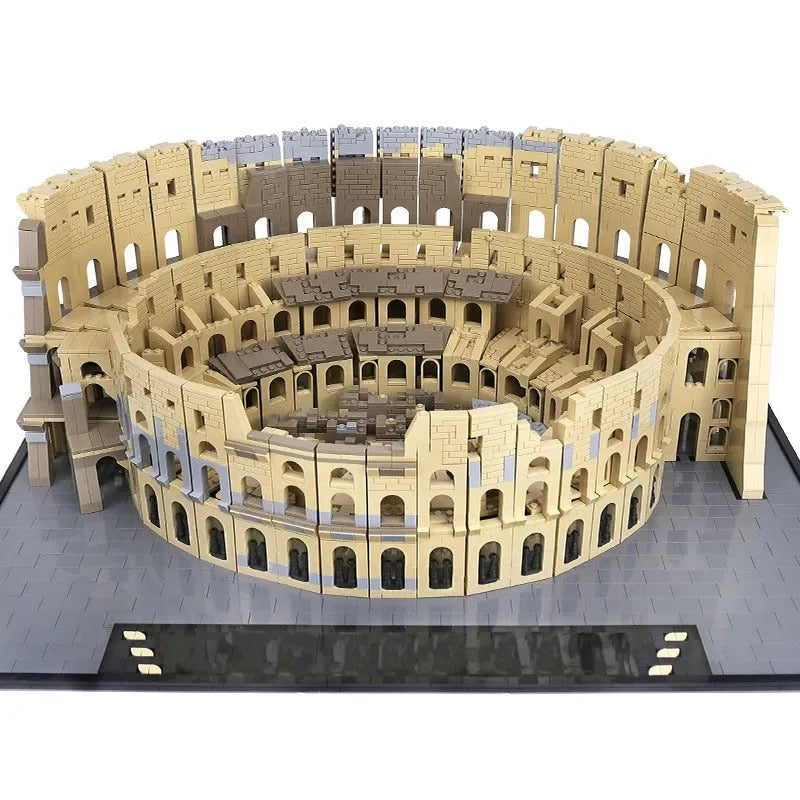 Building Blocks Architecture MOC Creator Expert Rome Colosseum Bricks Toy Construction Set Toys - 9