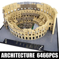 Thumbnail for Building Blocks Architecture MOC Creator Expert Rome Colosseum Bricks Toy Construction Set Toys - 1
