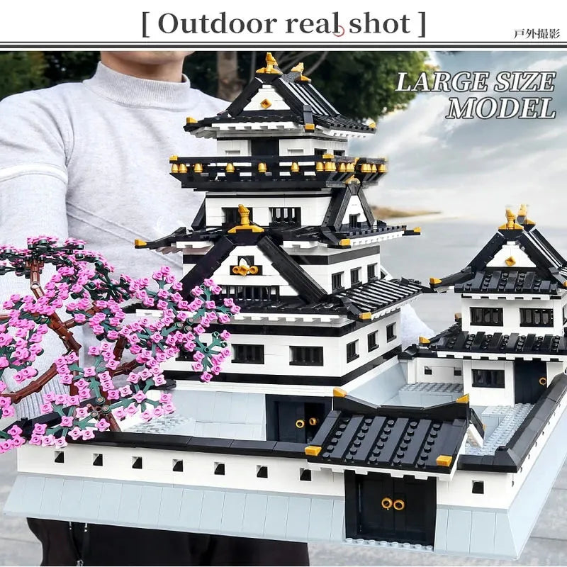 Building Blocks Architecture MOC View Sakura Himeji Castle Bricks Toy - 8