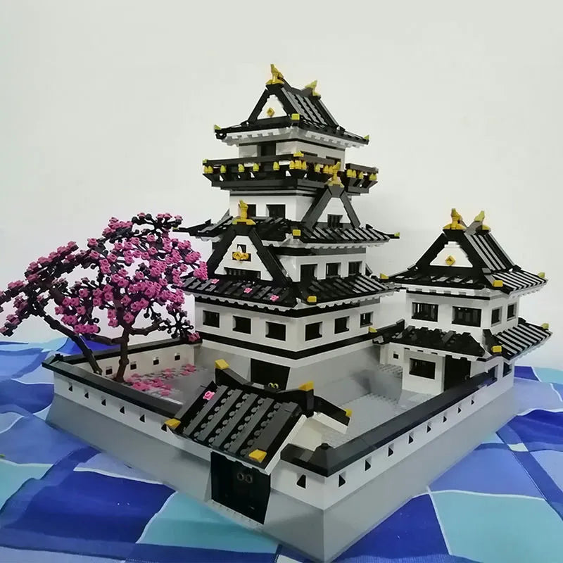 Building Blocks Architecture MOC View Sakura Himeji Castle Bricks Toy - 4