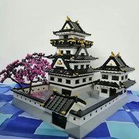 Thumbnail for Building Blocks Architecture MOC View Sakura Himeji Castle Bricks Toy - 4