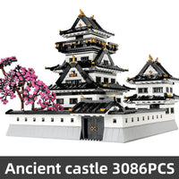 Thumbnail for Building Blocks Architecture MOC View Sakura Himeji Castle Bricks Toy - 1