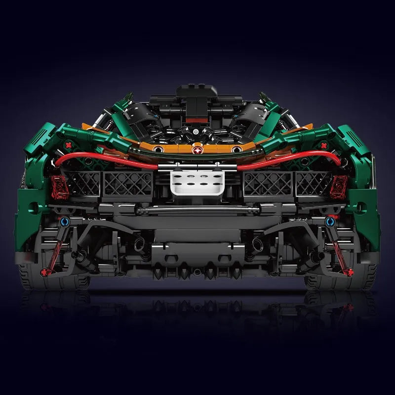 Building Blocks Building Blocks MOC 13091 Super Hypercar P1 Racing Car Bricks Toy Construction Set Toys - 8