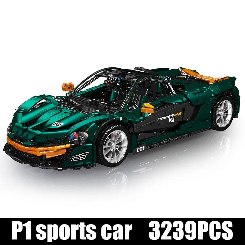 Building Blocks MOC 13091 Super Hypercar P1 Racing Car Bricks Toy - 3