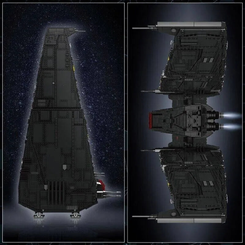 Building Blocks Building Blocks UCS Star Wars MOC Command Upsilon Shuttle Bricks Toy Construction Set Toys - 4