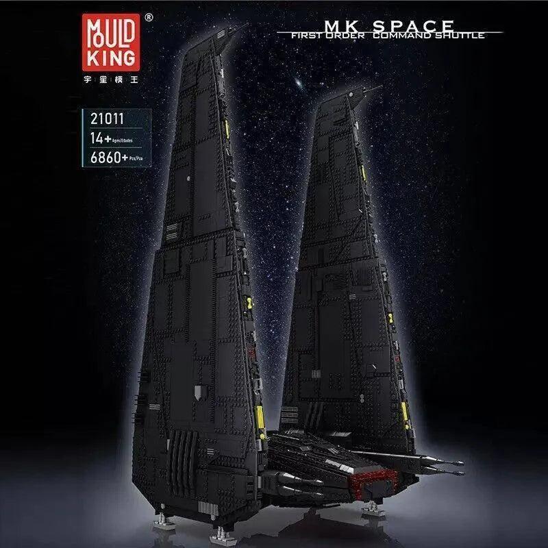 Building Blocks Building Blocks UCS Star Wars MOC Command Upsilon Shuttle Bricks Toy Construction Set Toys - 7