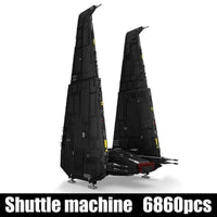 Thumbnail for Building Blocks UCS Star Wars MOC Command Upsilon Shuttle Bricks Toy - 1