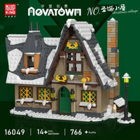 Thumbnail for Building Blocks Christmas Cottage House MOC Expert Bricks Kids Toys - 2