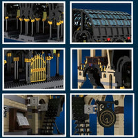 Thumbnail for Building Blocks City Creator Expert Magic Train Station Bricks Toy 12011 - 8