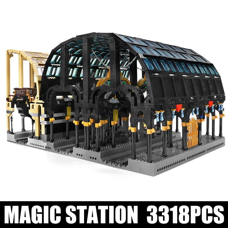 Building Blocks City Creator Expert Magic Train Station Bricks Toy 12011 - 1
