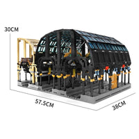 Thumbnail for Building Blocks City Creator Expert Magic Train Station Bricks Toy 12011 - 4