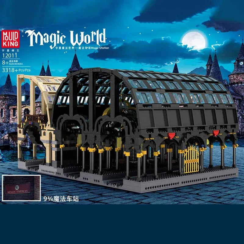 Magic Train Station Building Blocks Toy 12011