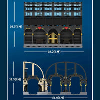 Thumbnail for Building Blocks City Creator Expert Magic Train Station Bricks Toy 12011 - 9