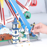 Thumbnail for Building Blocks City Creator Expert MOC Motorized RC Ferris Wheel Bricks Toy - 5