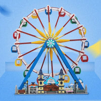 Thumbnail for Building Blocks City Creator Expert MOC Motorized RC Ferris Wheel Bricks Toy - 4