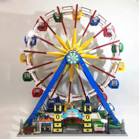 Thumbnail for Building Blocks City Creator Expert MOC Motorized RC Ferris Wheel Bricks Toy - 17