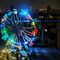 Thumbnail for Building Blocks City Creator Expert MOC Motorized RC Ferris Wheel Bricks Toy - 11